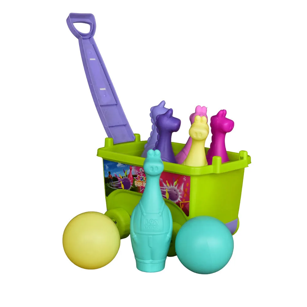 Juego de Bolos Sobre Ruedas Niña Marca Boy Toys